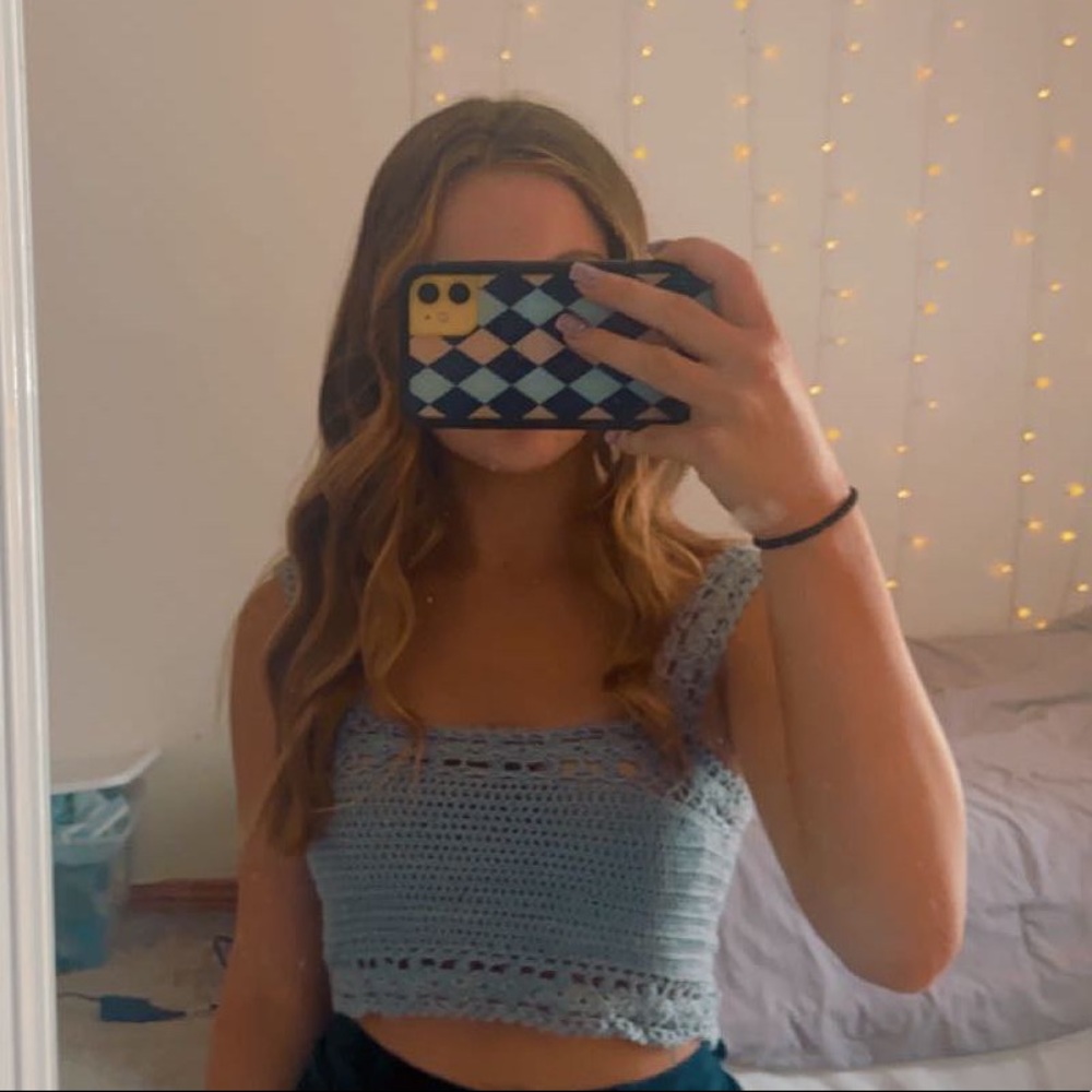 Crochet crop top